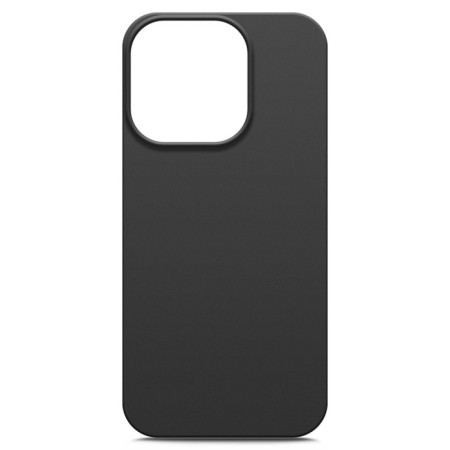 BORASCO cover for iPhone 14 Pro, matte, silicone, black