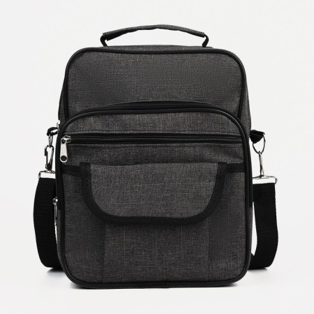 Male bag, "ZFTS", black color-1