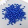 Set of beads "needlework" plastic, diameter 5 mm, 25 g, royal blue