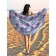 Pareo and beach rug "Portniki on a pink background", d = 150 cm
