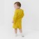 Kidsa (sweatshirt, shorts) minku, yellow color, height 86-92 cm