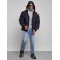 Sports Bologna male winter, size 54, dark blue color