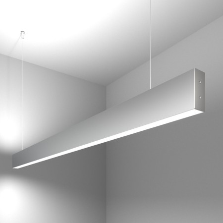 Line Line Elektrostandard, Grand 50 watts, 1280x35x80 mm, IP20, matte silver color