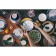 Porcelain Porcelain Deep shade "Malachite box", 340 ml, D = 20 cm