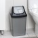 Garbage bucket with a floating lid, 15 l, color mix
