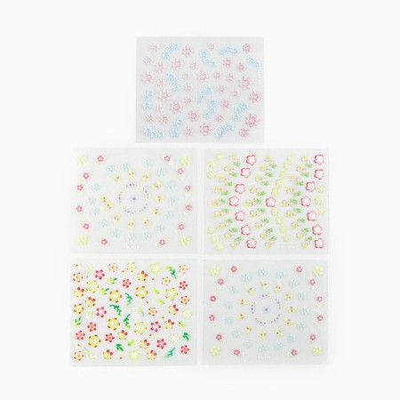 Nail stickers, multi -colored mix-4
