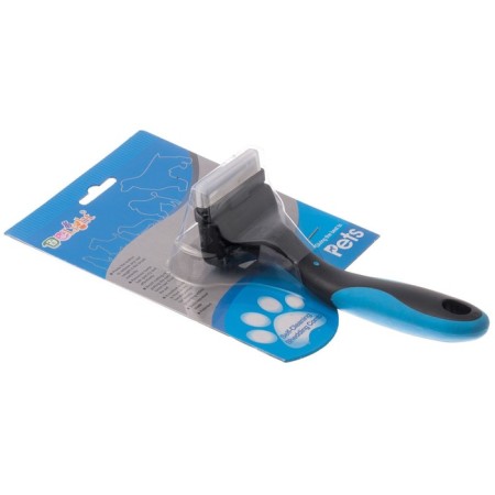 A self-cleaning Delight, with a button, small, 43 teeth, black and blue-5