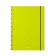 A4 notebook, 80 sheets in a cage on the crest Erichkrause Neon, plastic tellabox, offset block, whiteness 100%, mix