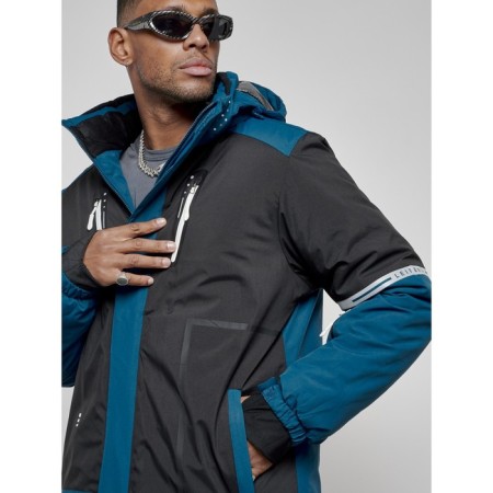 Male winter ski costume, size 48, black color-10