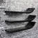 A set of wall shelves "Ski" Black 60*15cm, thickness 3cm