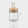 Glass jar for spices with bamboo lid Bellatenero "Eco", 200 ml, 6.5 × 9 cm