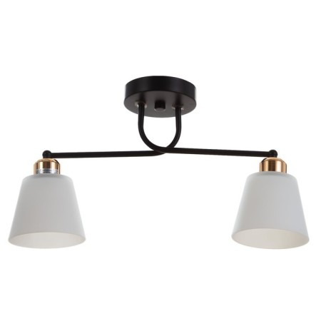 Adele chandelier 2x40W E27 Black/gold 45x12x25cm