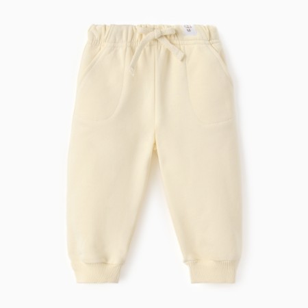 Pants for the baby Minaku: Basic Line Baby, Milk color, height 68-74
