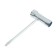 Candle key for the drain of tundra, 16 x 19 mm, slotted screwdriver