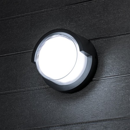Lamp wall cover Duwi Nuovo 165x165x86mm 6W plastic 4200K IP 54 black black-7