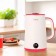 Electric ketter KitFort KT-6197-1, plastic, Metal flask, 1.5 l, 1500 watts, white-red