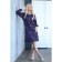 Women's dress, size 44, blue color, purple