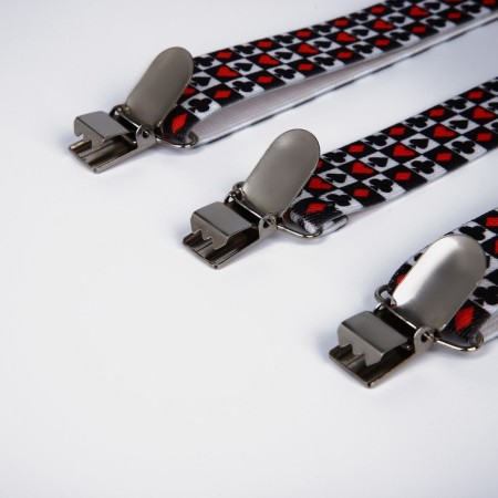 Adults adults, width 2.5 cm, white/red/black color-2