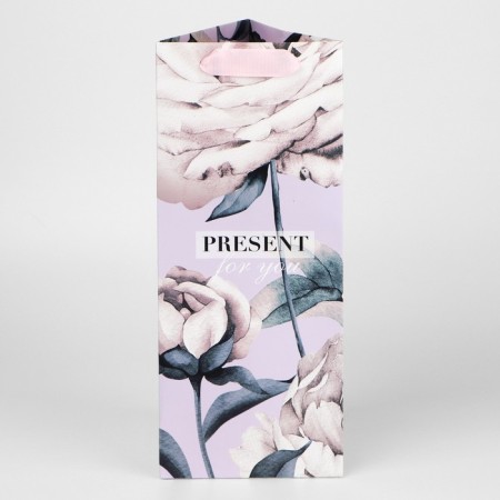 Gift package for a bottle, packaging, "tenderness", 13 x 32 x 11.3 cm-2