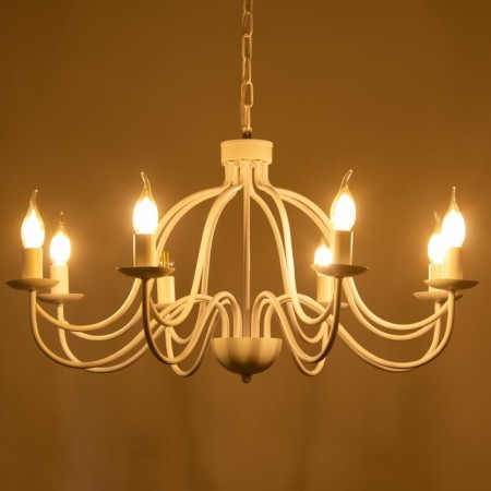 Jil chandelier 8xe14 40w is white 75x75x42-100 cm Bayerlux-3