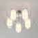 Darcy chandelier, 5x40W E27, color chrome
