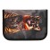 Penal 3 sections, tab inside, 140 x 210 x 40 mm, fabric, calligrata top block "camouflage"