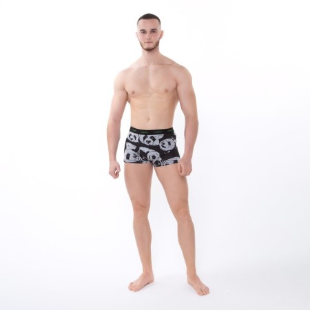 Panties men's panda boxers, color gray melange, size 50-1