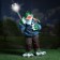 Garden Lanter "Frog in a sweater with a lantern" 58cm