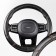 SkyWay braid, leather, size m, black, with beige inserts, S01102051