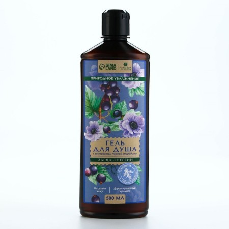 Shower gel with blackcurrant extract, 500 ml, pantry of beauty-1