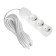 Extension cord Luazon Lighting Eco, 3 sockets, 7 m, 16 A, 3500 W, PVS 3x1 mm2, s/k