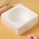 Form for mousse desserts and baking konfinetta "hemisphere", silicone, 19.4 × 8 cm, d = 16 cm. Color white