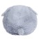 Soft toy "hare", round, gray color, 34 cm
