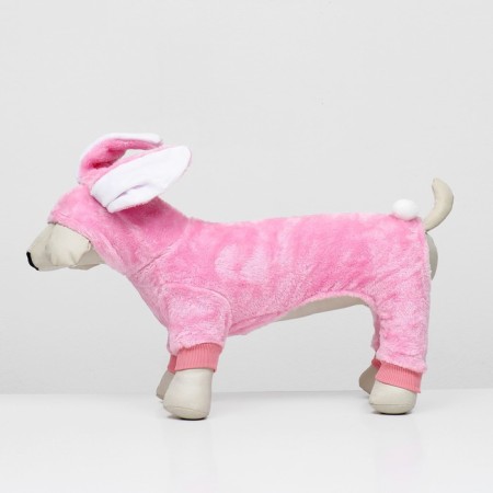 Assumes "Bunny" with a hood, size M (DS 30 cm, og 40 cm, Osh 30 cm), pink-3