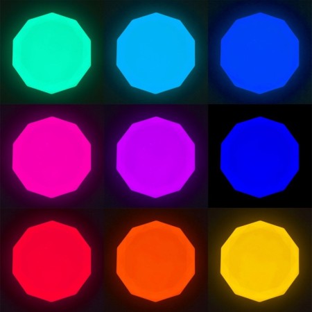 Lamp Citilux "Astron" CL733480G, 37.5x37.5x8 cm, 1x48W, LED, Color White-20