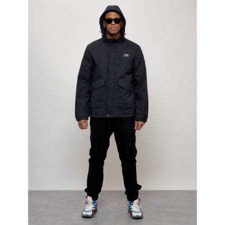 Sports male jacket, size 52, dark blue color-13