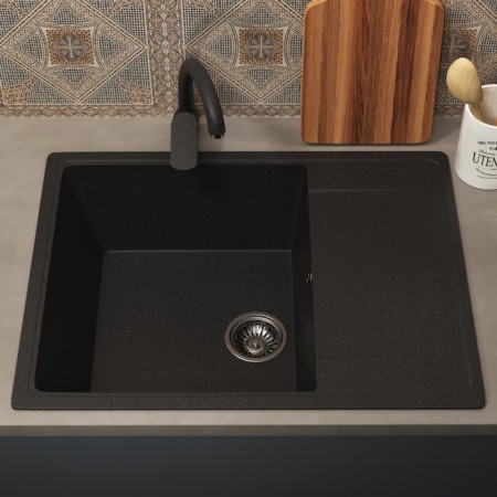 Uperwood Economwood Autonomous Office, oval, color 004 Black matte-3