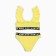 Swimsuit for a girl (separate), yellow color, height 158-164 cm