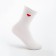 Women's socks "Red Heart", white color, rr 36-40