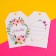 Schildik floristic "wishes", set of 6 pcs., 7 x 5 cm