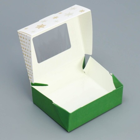Folding box "Happy New Year", 10 x 8 x 3.5 cm, new year-3