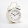 An alarm clock "Pennant", with backlight, D-9 cm, 17 x 11.5 cm, white