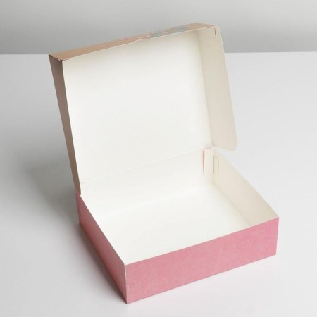 Confectionery packaging, box "Be happy", 17 x 20 x 6 cm-1