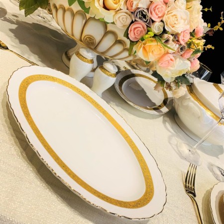 Oval dish Lenardi Annabelle, length 35.5 cm-1
