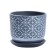 Flower pot "Hypyur" gray, 0.75 liters