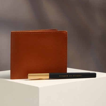 Set "Real Man", wallet and plastic pen-4