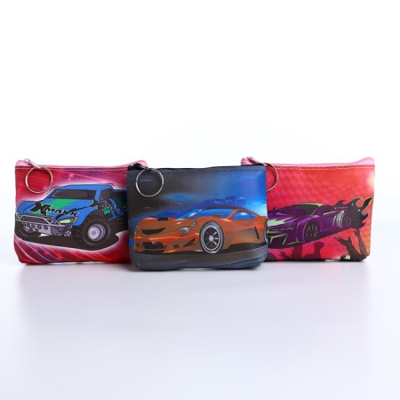 Monetnik's wallet with a zipper, color mix-1
