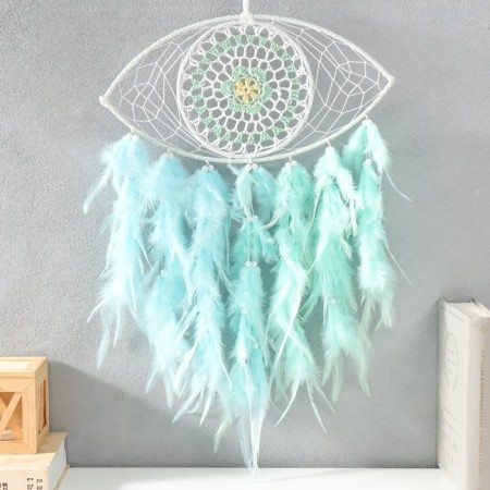 Dreams of "Eye. Lace" Blue-Glory 35x65 cm