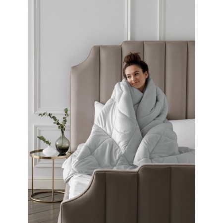 Softt blanket, size 172x205 cm, gray-2