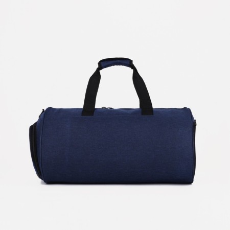 Sports bag with zipper, shoes, long belt, blue color-1